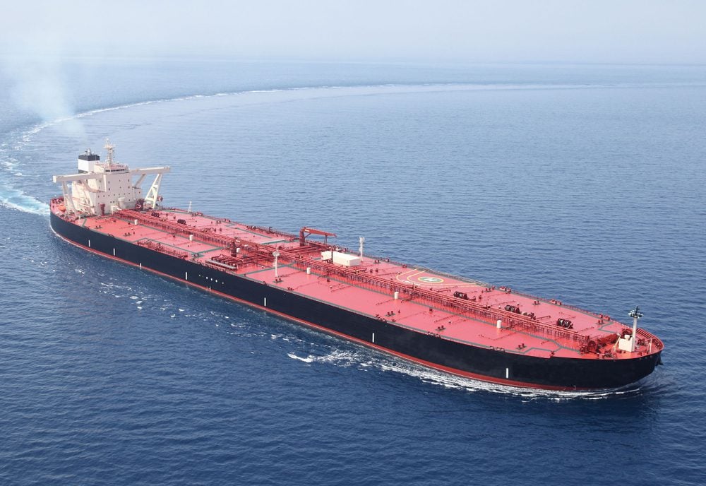 An Oil Tanker, A Wave, but the Same Destination
